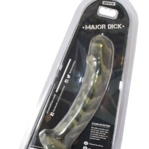 MAJOR DICK COMMANDO 7.25 UNCUT GREEN CAMO DONG "