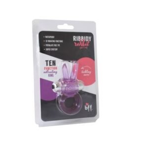 RIBBIDY RABBIT VIBRATING COCK RING-PURPLE