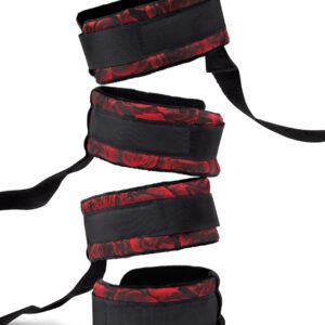 ROSEGASM BED RESTRAINT KIT W/ BLINDFOLD