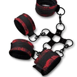 ROSEGASM 5PC HOG TIE SET W/ BLINDFOLD