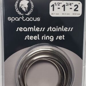 SEAMLESS STAINLESS STEEL C RING SET - 1.5 1.75" 2" "