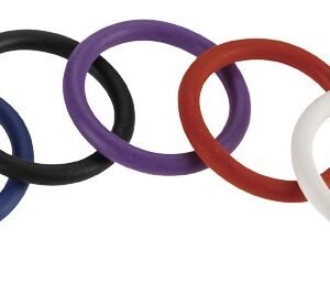 1.5IN NITRILE C-RINGS RAINBOW