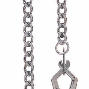 PIERCED CLAMP W/ LINK CHAIN