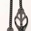 BLACK BUTTERFLY CLAMP W/LINK CHAIN