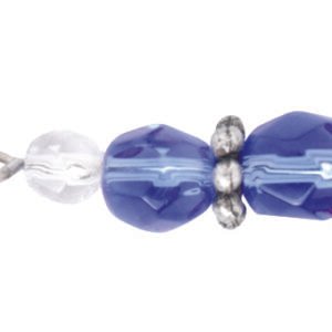 TWEEZER CLIT CLAMP W/BLUE BEADS