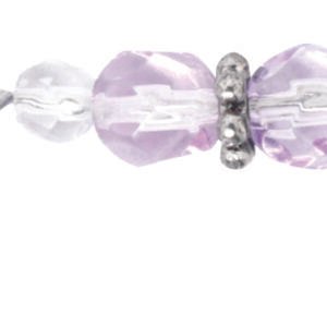 TWEEZER CLIT CLAMP W/PURPLE BEADS
