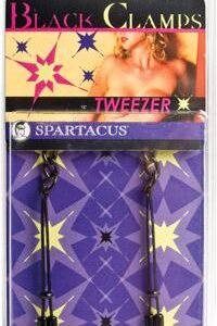 BLACK TWEEZER CLAMP W/LINK CHAIN