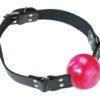 2IN RED BALL GAG W/BUCKLE