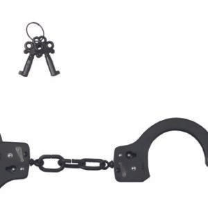 BLACK SINGLE LOCK HANDCUFFS