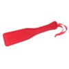 PLUSH LINED RED PU PADDLE