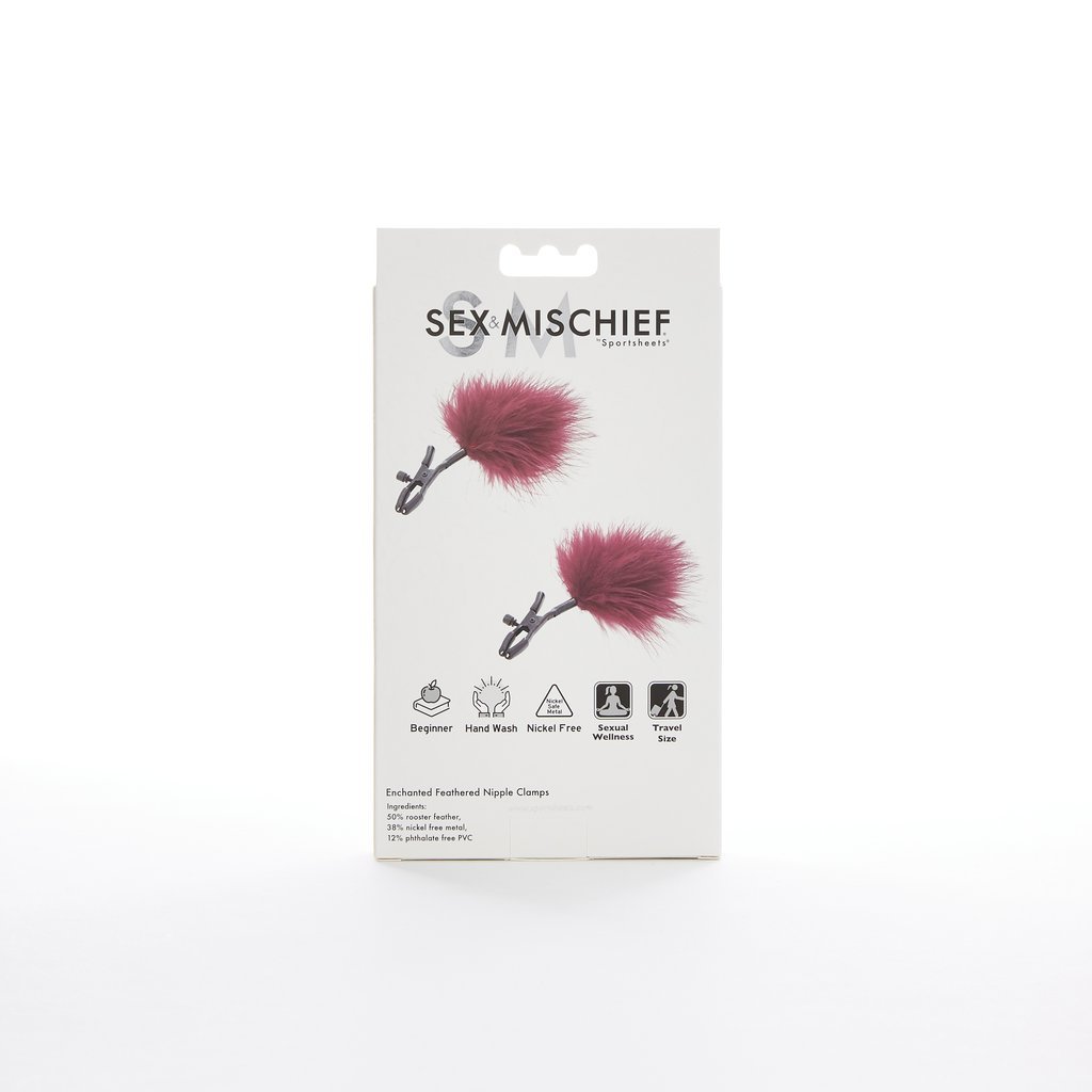 SS09831sexmischieffeathernippleclamps
