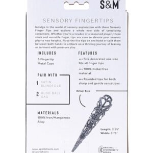 SEX & MISCHIEF SENSORY FINGER TIPS BLACK