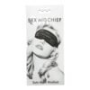 SEX & MISCHIEF SATIN BLACK BLINDFOLD
