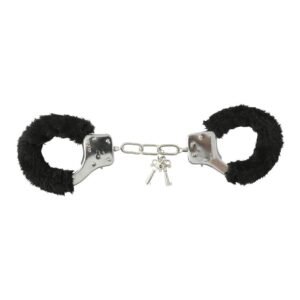 SEX & MISCHIEF FURRY HANDCUFFS BLACK