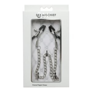 SEX & MISCHIEF CHAINED NIPPLE CLAMPS
