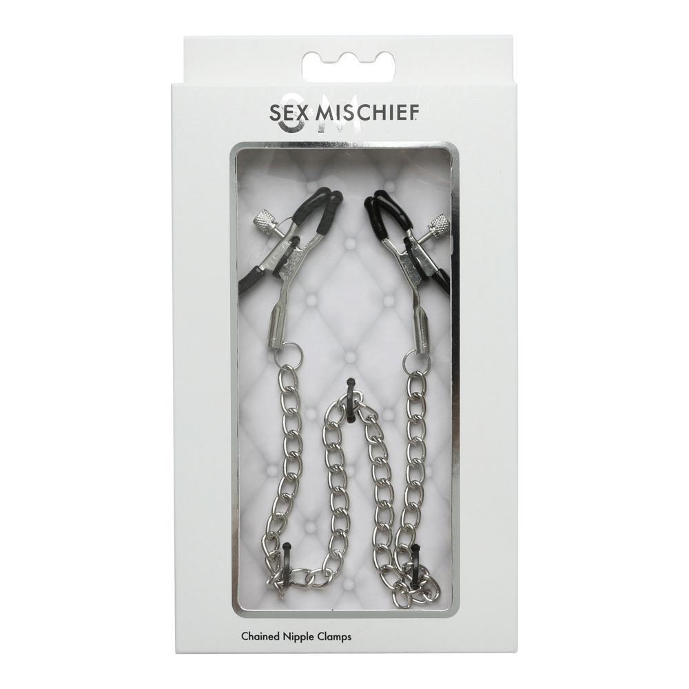 SS10089sexmischiefchainednippleclampspkg