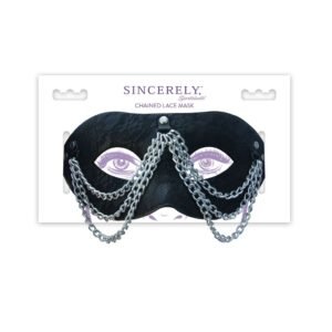 SINCERELY CHAINED LACE MASK