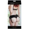 CORSETTE HARNESS BLACK VIBRATING