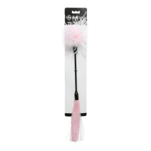 SEX & MISCHIEF WHIPPER TICKLER PINK & WHITE