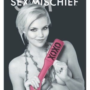 SEX & MISCHIEF BLUSH XOXO PINK/BLACK PADDLE