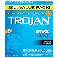 TROJAN ENZ LUBRICATED 36PK