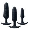 TRIO ANAL PLUG SET BLACK