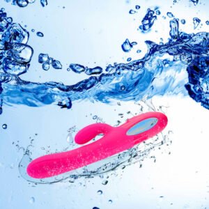 VIBEN HYPNOTIC THRUSTING RABBIT W/ CLIT STIM HOT PINK