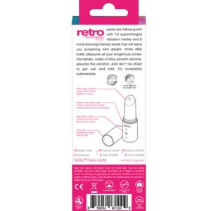 VEDO RETRO RECHARGEABLE BULLET PINK