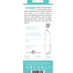VEDO BOOM RECHARGEABLE WARMING VIBE TEASE ME TURQUOISE