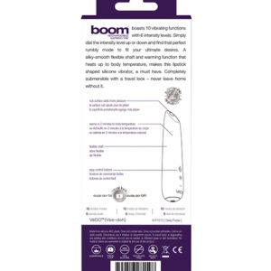 VEDO BOOM RECHARGEABLE WARMING VIBE DEEP PURPLE