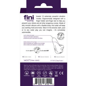 VEDO FINI RECHARGEABLE BULLET VIBE PURPLE