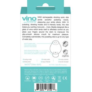 VEDO VINO VIBRATING SONIC VIBE TURQUOISE