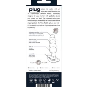 VEDO PLUG RECHARGEABLE ANAL PLUG BLACK PEARL