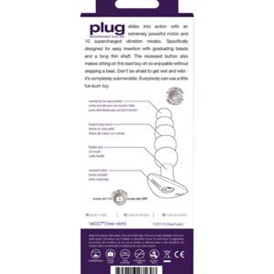 VEDO PLUG RECHARGEABLE ANAL PLUG DEEP PURPLE