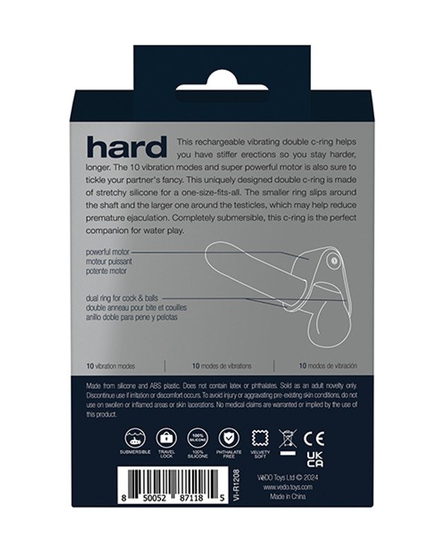 VIR1208hardrechargeablecdoublecringblack5
