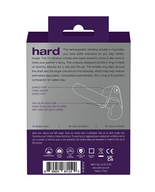 VIR1213hardrechargeablevibratingdoublecringpurple5