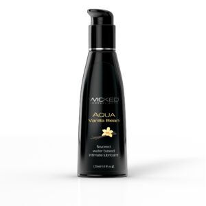WICKED AQUA VANILLA BEAN LUBE 4 OZ