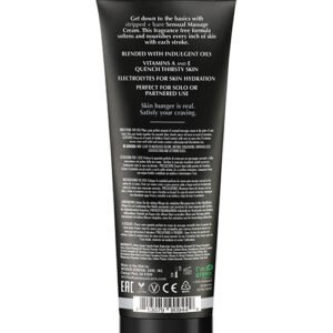 WICKED MASSAGE CREAM STRIPPED + BARE UNSCENTED 4 OZ