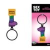 RAINBOW DILDO KEYCHAIN (NET)