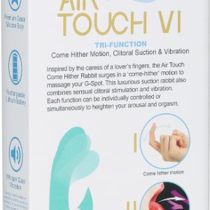 CLOUD 9 PRO SENSUAL AIR TOUCH VI COME HITHER RABBIT TEAL