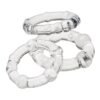 CLOUD 9 COCKRING COMBO BEADED CLEAR