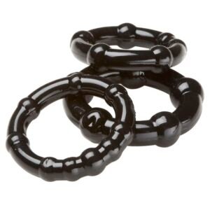 CLOUD 9 COCKRING COMBO BEADED BLACK