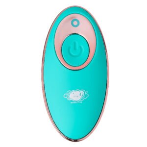 CLOUD 9 HEALTH & WELLNESS WIRELESS REMOTE CONTROL EGG W/ STROKING MOTION TEAL
