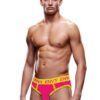 ENVY SOLID JOCK PINK/YELLOW S/M