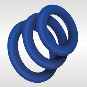 ZOLO EXTRA THICK SILICONE COCK RING 3PK