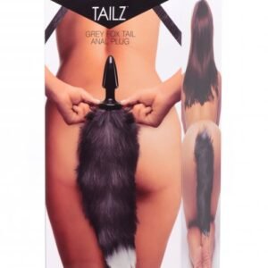 TAILZ GREY FOX TAIL ANAL PLUG