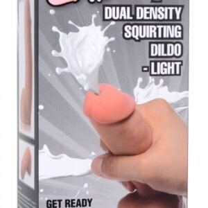 LOADZ 7IN DUAL DENSITY SQUIRTING DILDO LIGHT