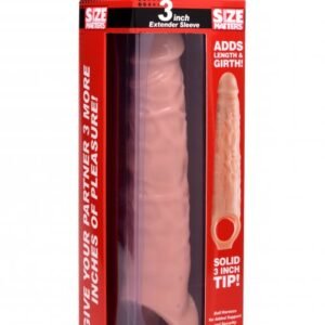 SIZE MATTERS 3IN PENIS FLESH EXTENDER SLEEVE