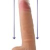 (D)STRAP U REAL THRUST THRUSTI & VIBRATING SILICONE DILDO W/ REMOTE CONTROL