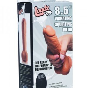 LOADZ 8.5IN VIBRATING DILDO SQUIRTING MEDIUM